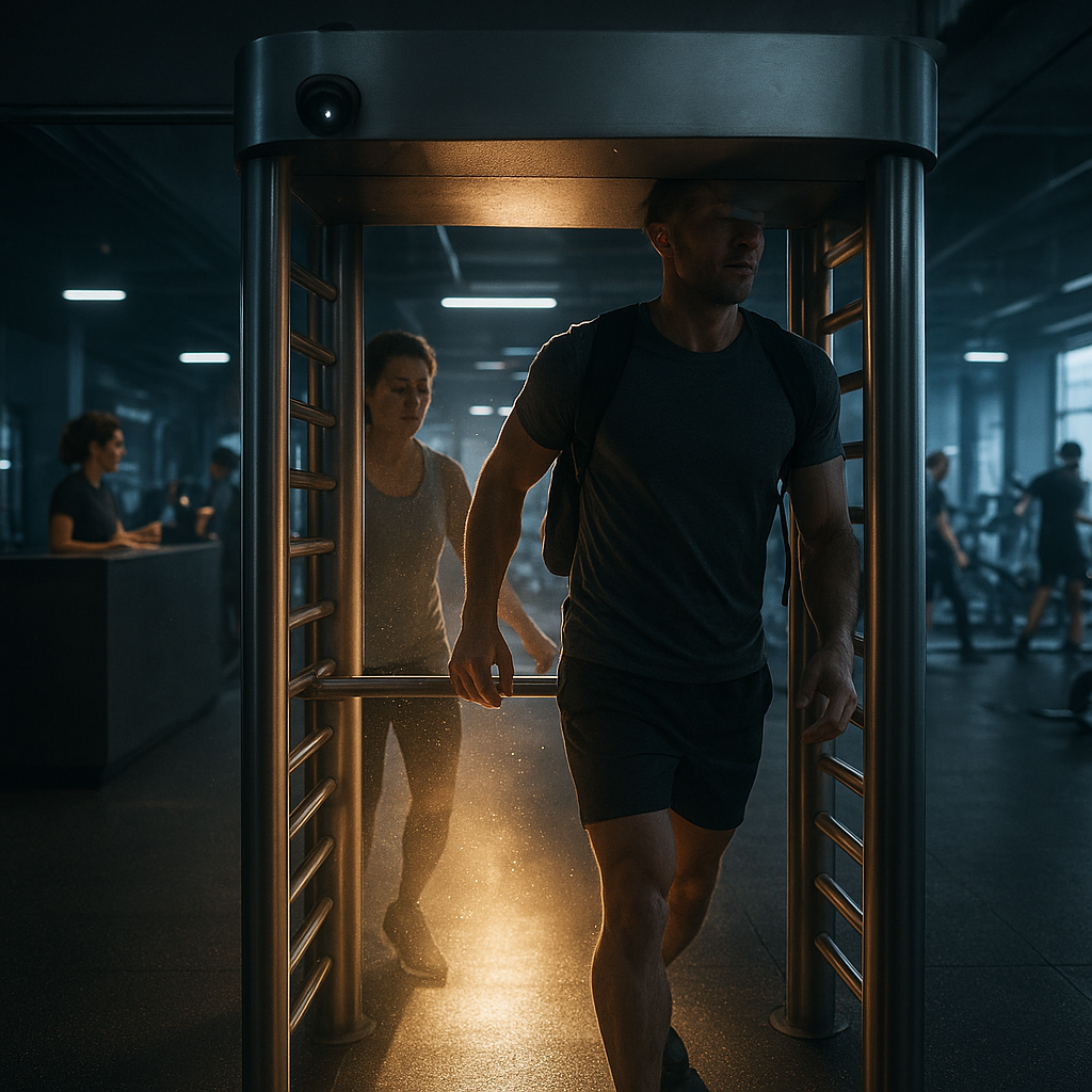¿Qué es el tailgating en torniquetes de gimnasio?